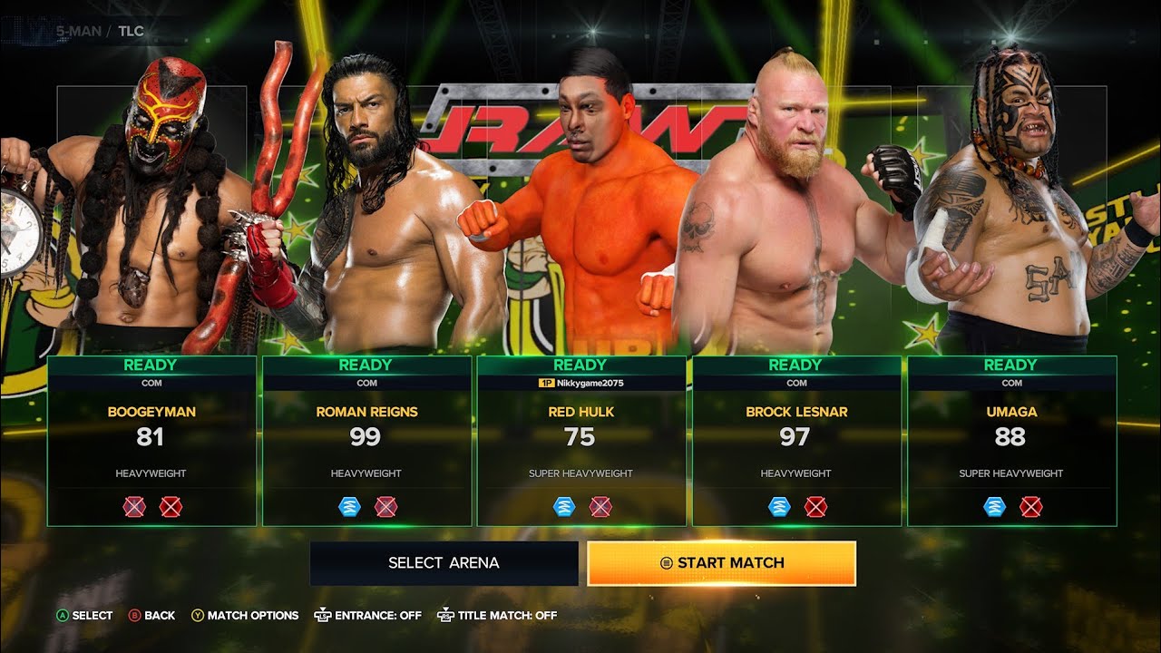 W2K23 FATAL 4-WAY FIGHT LIVE