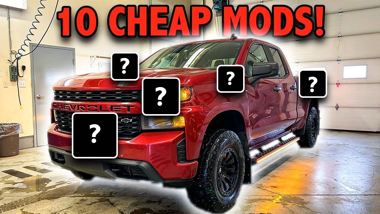 10 CHEAP Mods for your 2019+ SILVERADO