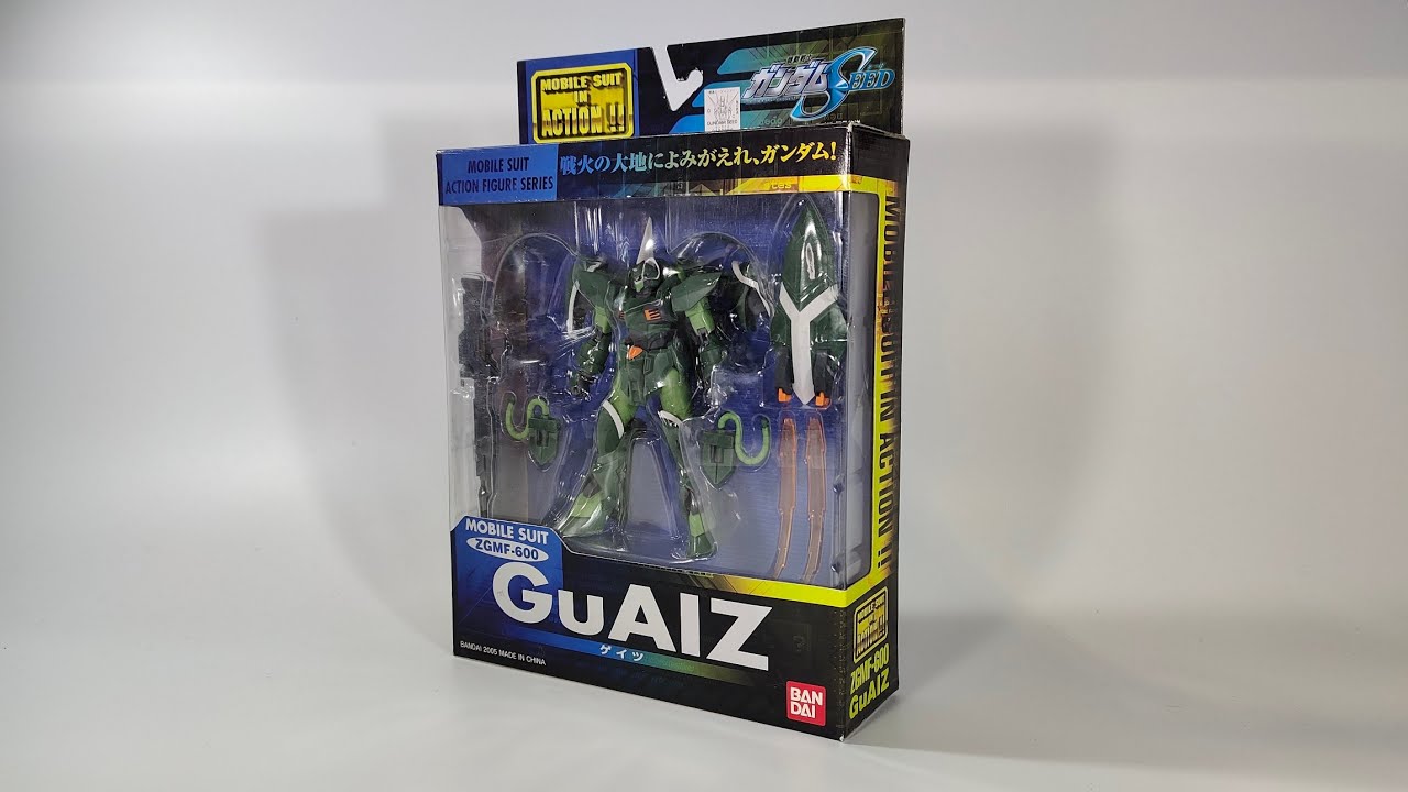 Unboxing Bandai Mobile Suit in Action Gundam Seed GuAIZ