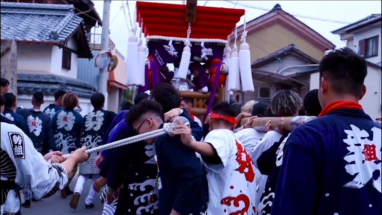 2025 志度 祭り 本宮 勢組 太鼓台 今新町〜