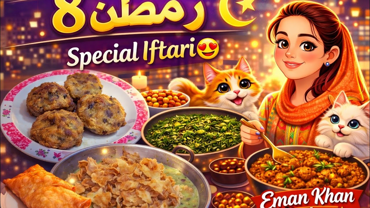 Ramzan Vlog | Chiny Daal, Qeema, Dahi Baray & Shami Kabab Special Iftari 🍽️ | Eman Khan Vlogs