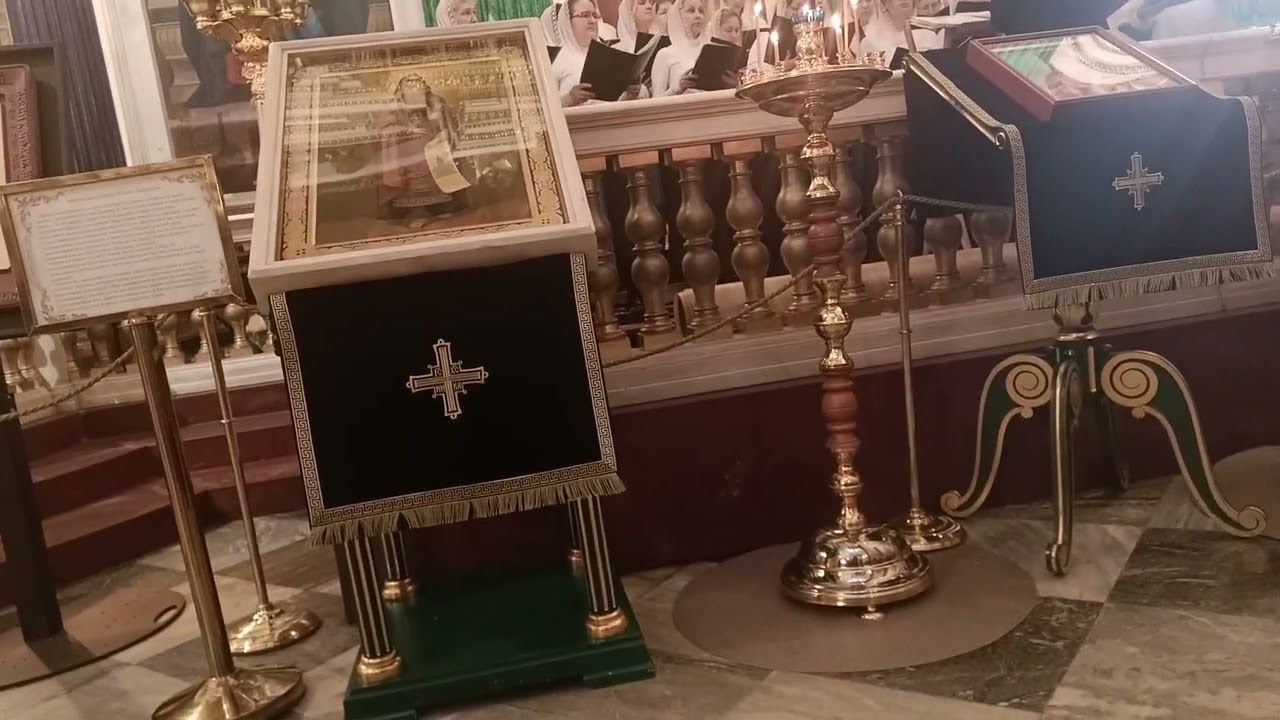 собор святого преподобного Исаакия Далматского...Херувимская