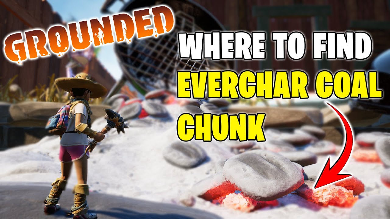 Where to find EverChar Coal Chunk in Grounded