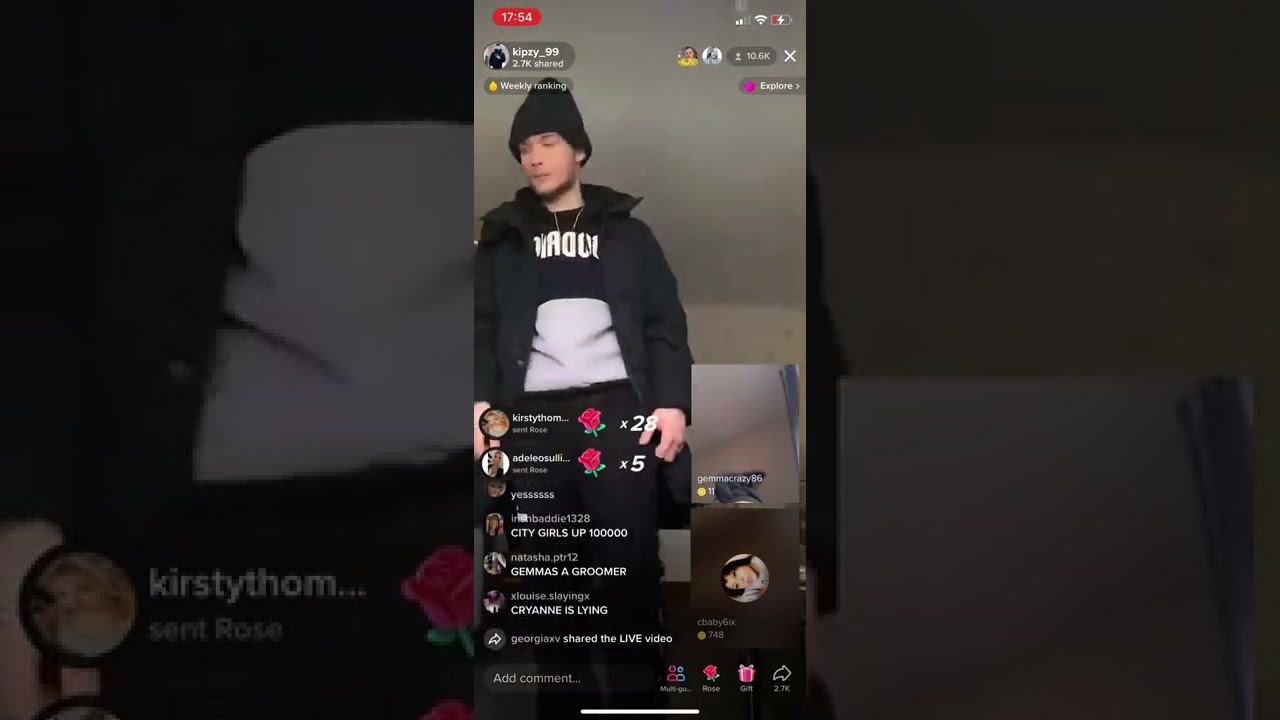 CHRIS AND CHYANNE ARGUE ON LIVE | Kipzy And Chy | UK TikTok Drama