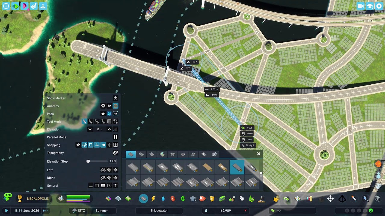Downtown Road Layout! | Live Stream | Cities Skylines II