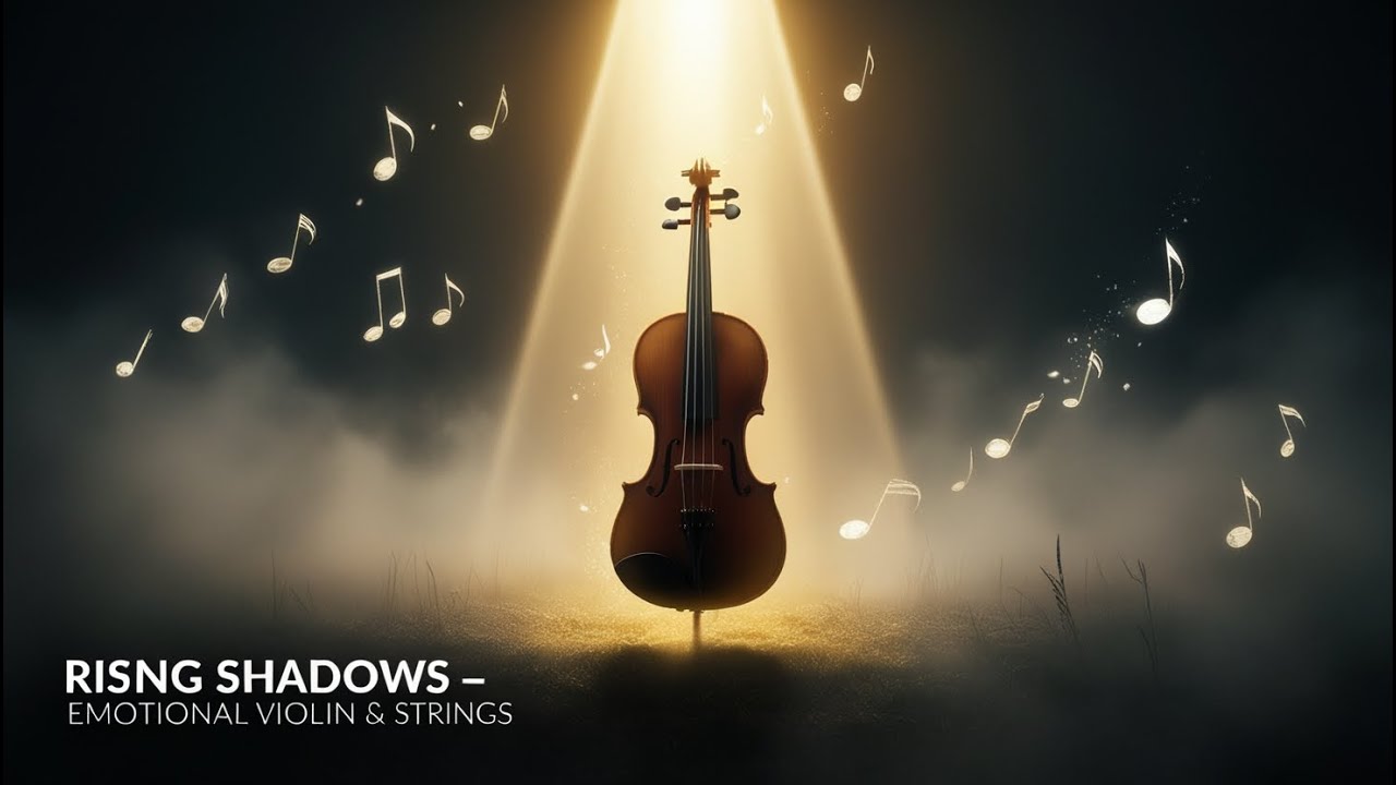 Rising Shadows | Emotional Violin & Strings Background Music (No Copyright)