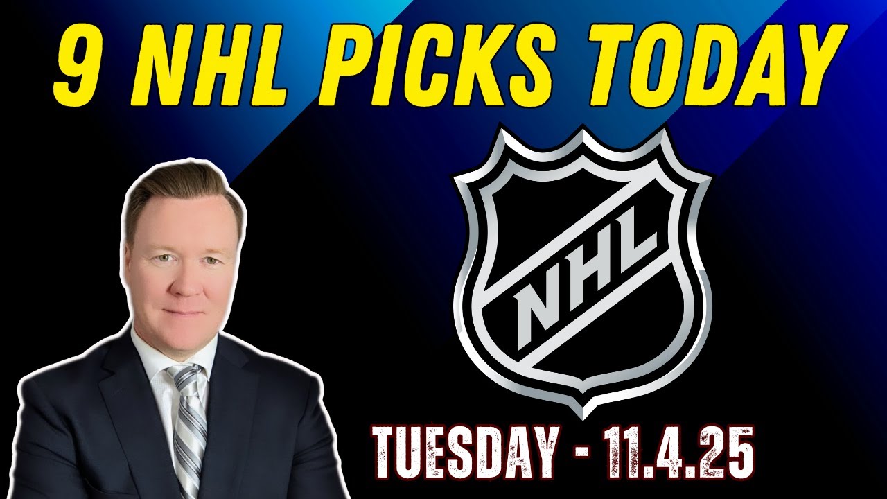 Tuesday 9 NHL Betting Picks l 11/4/25 l Vernon&rsquo;s Best NHL Bets, Expert Picks and Predictions