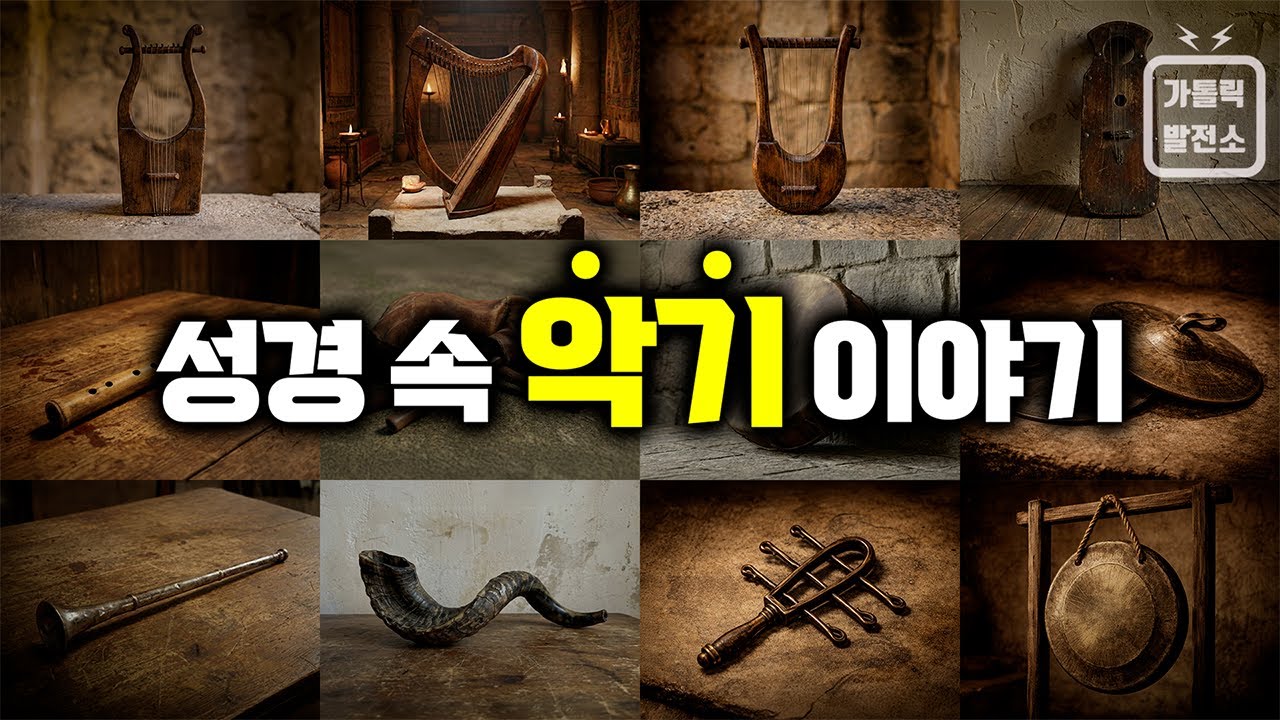 당신이 몰랐던 성경 속 악기 이야기 / 수금, 비파, 십현금, 삼각금, 현악기, 나팔, 피리, 풍적, 손북, 요령, 자바라, 징, 꽹과리 (Eng Sub) / 미니다큐 가톨릭발전소