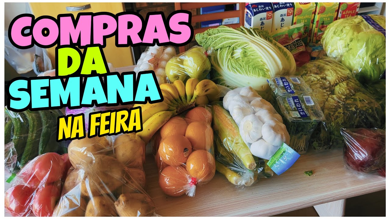 COMPRAS NA FEIRA JAPONESA - Quanto gastamos em verduras, legumes e frutas no Japão?