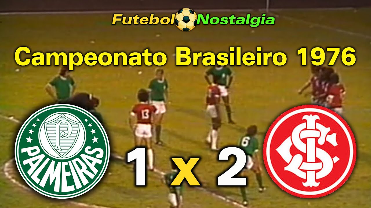 Palmeiras 1 x 2 Internacional-RS - 14-11-1976 ( Campeonato Brasileiro )