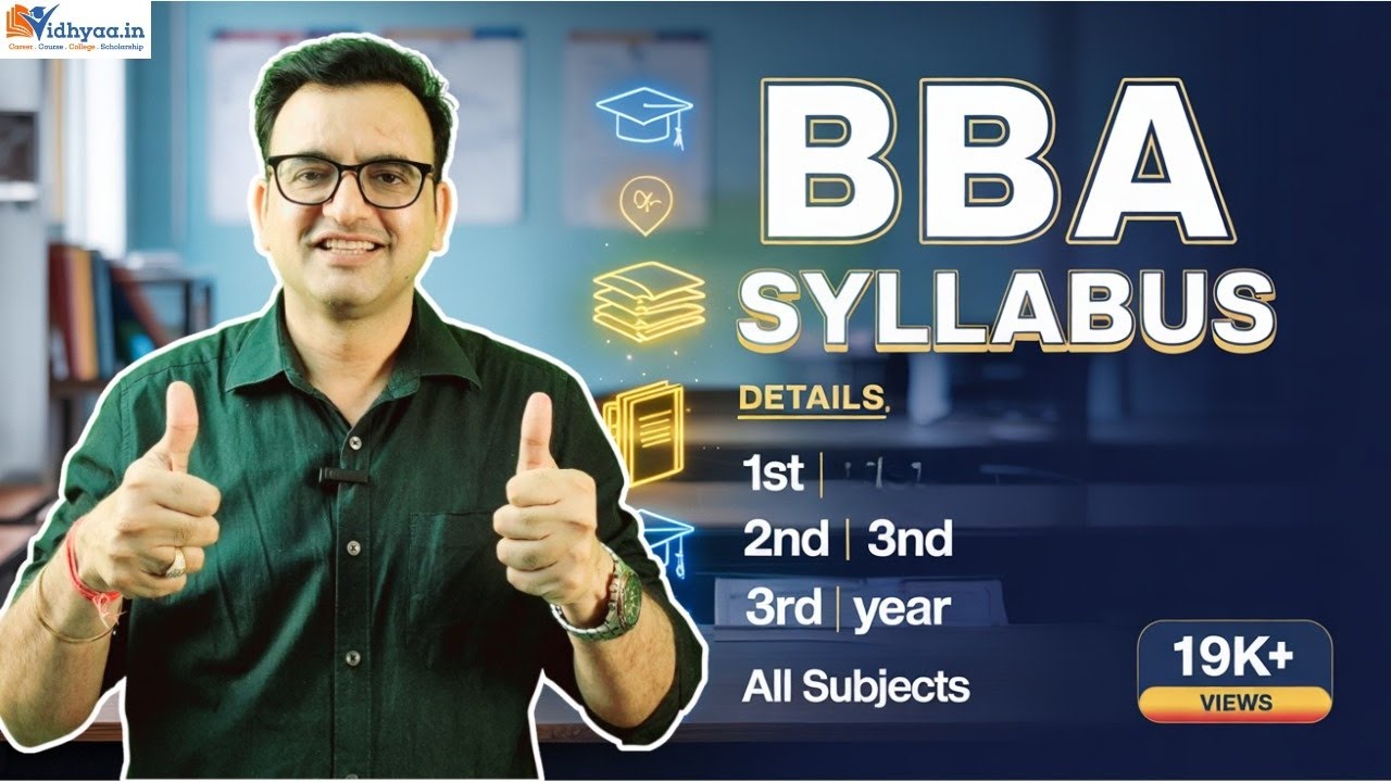 BBA SYLLABUS 2026 | BBA SYLLABUS DETAILS IN HIND | BBA 1st | 2ND | 3RD YEAR SYLLABUS | ALL SUBJECTS