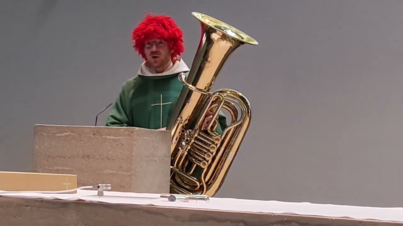 Faschingspredigt mit dem Pumuckl 