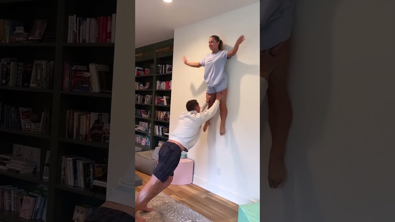 this looks so weird 😂 floating challenge #shorts