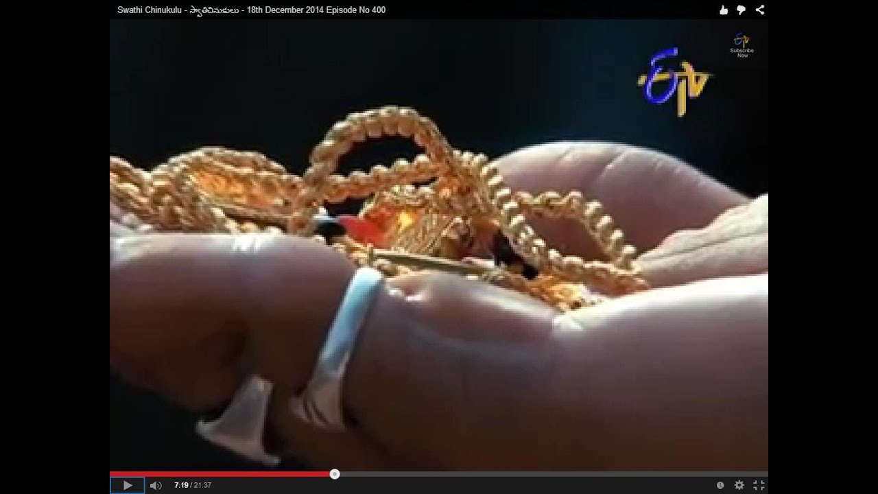 Swathi Chinukulu - స్వాతిచినుకులు  - 18th December 2014   Episode No 400