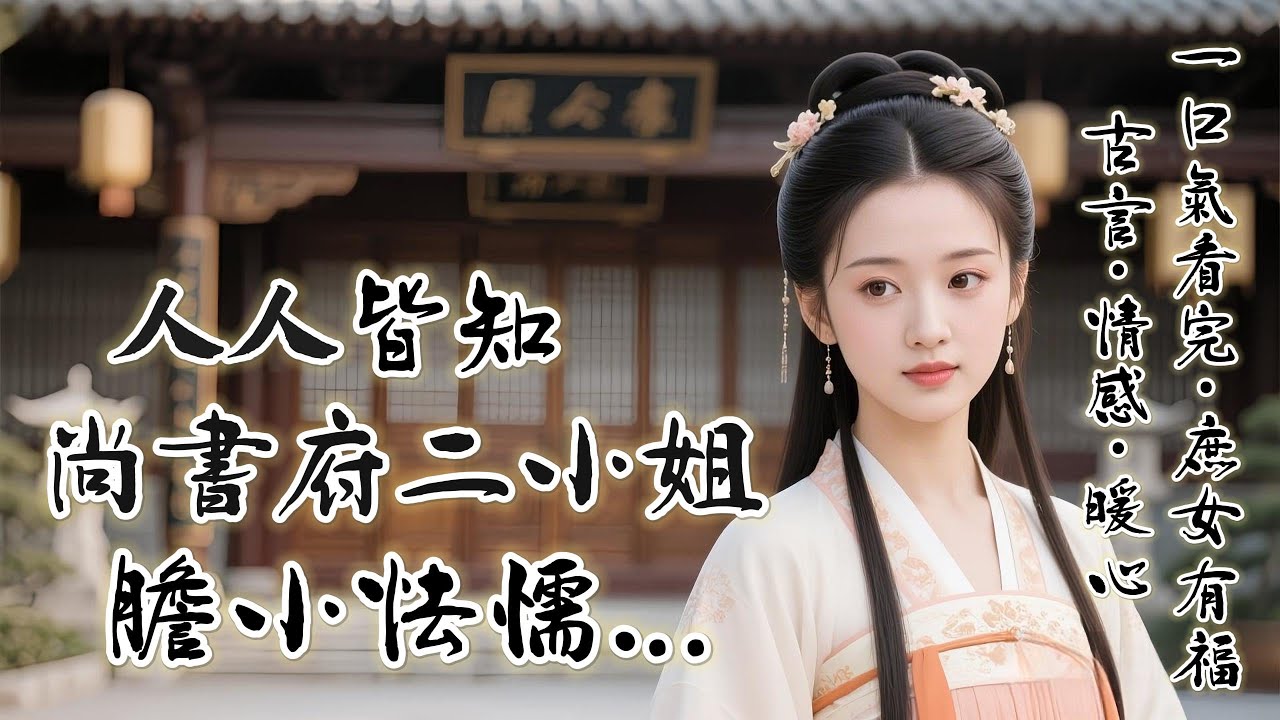 完結：人人皆知，尚書府二小姐膽小怯懦。遇事只會躲在姐姐身後嚶嚶嚶。即便退婚這樣的大事，也沒有絲毫主見。我這般性格難有好下場。可眼看着我被護到及笄、嫁人。夫君亦待我如珠似寶。不得不感慨一句，我命好！