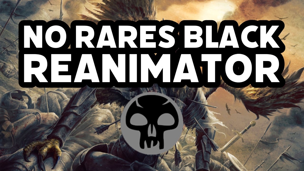 No Rares Mono Black Reanimator | Foundations Standard | MTG Arena