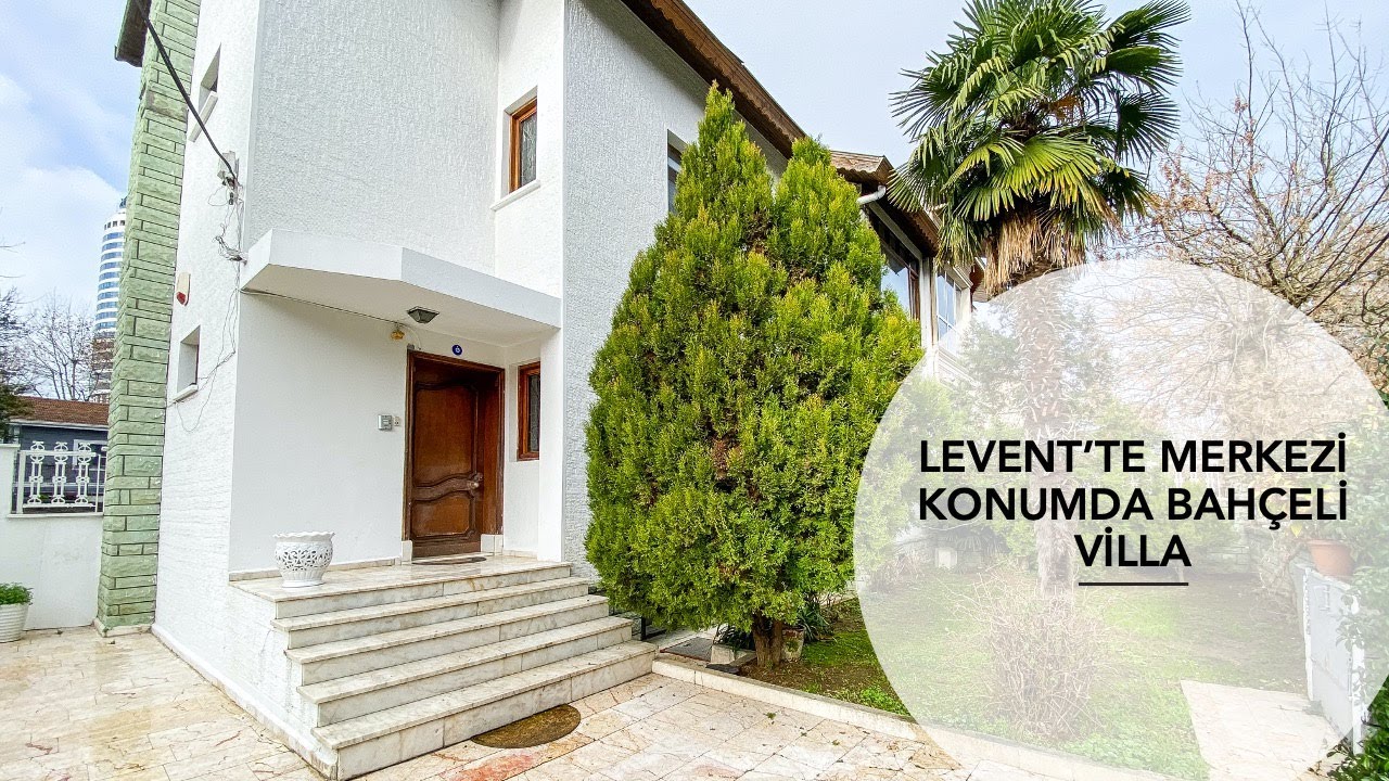 Levent’te Merkeze Yürüme Mesafesinde Satılık Bahçeli Müstakil Ev | 300 m² Bahçe