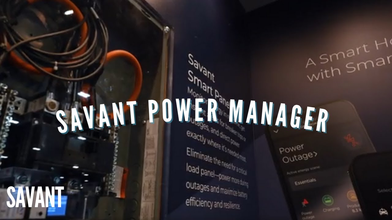 Savant Power Management | Builder Innovator
