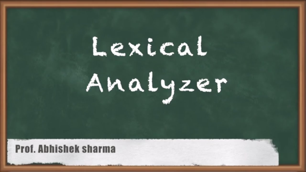 Lexical Analyzer Tutorial For Compiler Design In GATE Computer Engineering