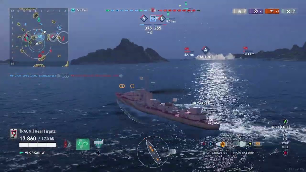 @Srito-official The first match of the fleet RearTirpitz view 