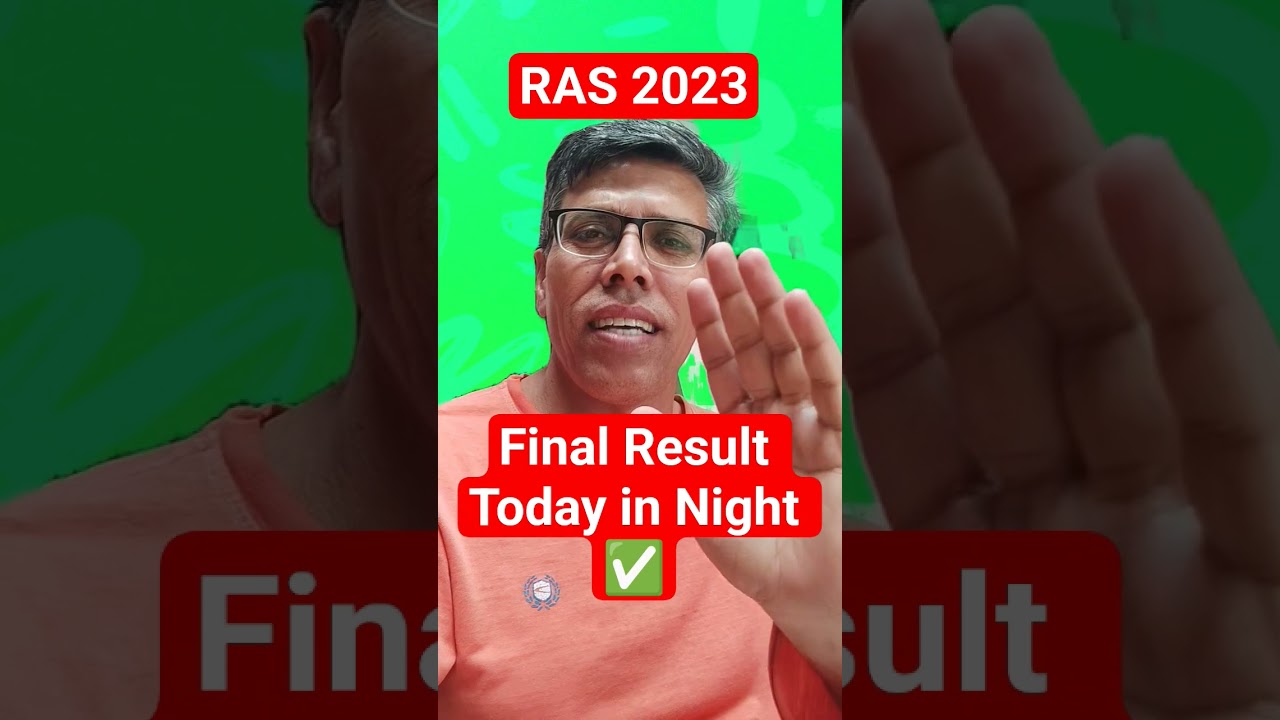 RAS 2023 final result tonight ❤️✅✌️#ras2023result