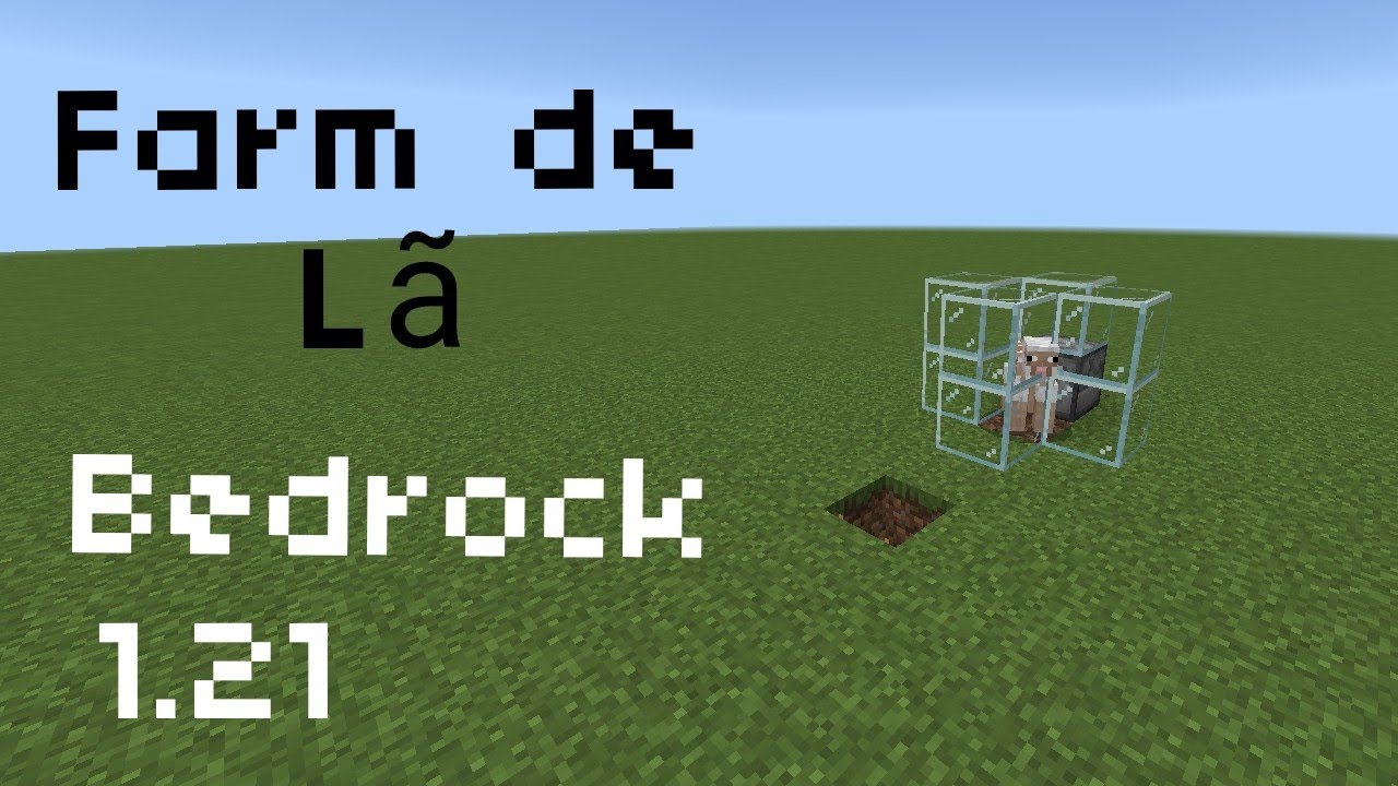 Farm de Lã na versão Bedrock (Minecraft 1.26)
