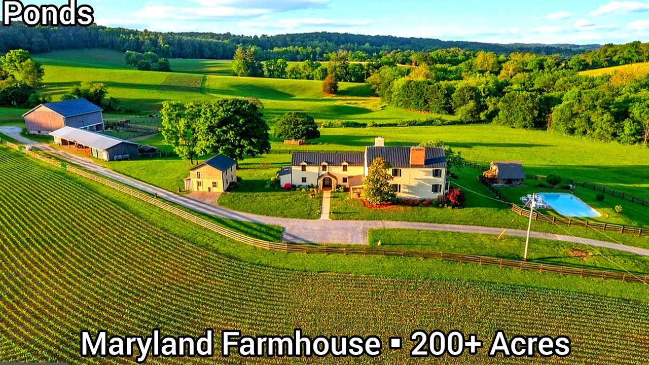 Maryland Farmhouses For Sale | Maryland Land For Sale | Maryland Farmland | Equestrian Property