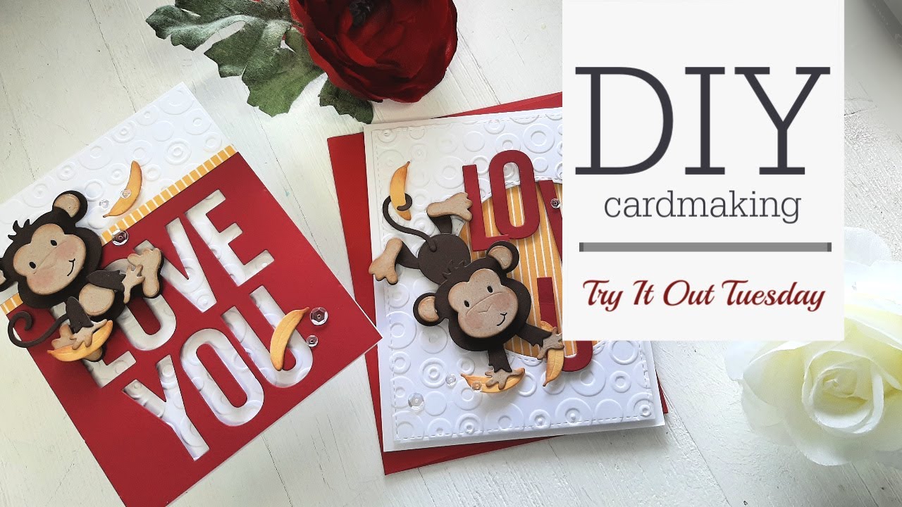 Try It Out Tuesday | Elizabeth Craft Designs | Monkey