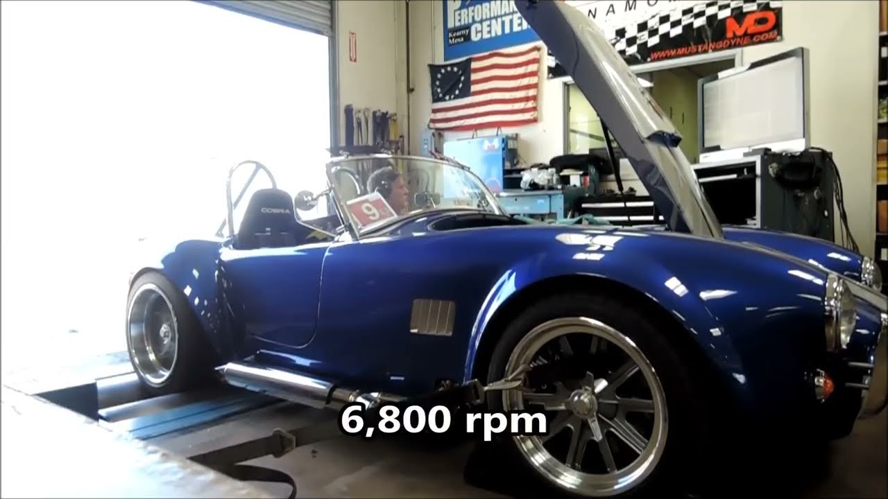 Dyno tuning Coyote-powered Factory Five roadster!