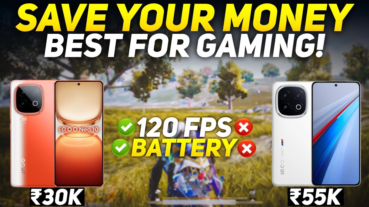 IQOO NEO 10 5G VS IQOO 13 5G 🔥 PUBG BGMI 120 FPS GAMING TEST | FULL REVIEW