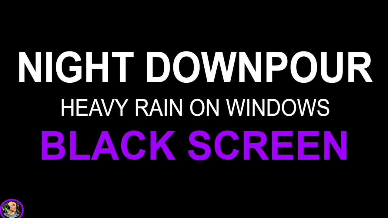 Deep Sleep Rain, Heavy Rain No Thunder Black Screen, Rain On Glass Window, Rain On Windows, Sleep