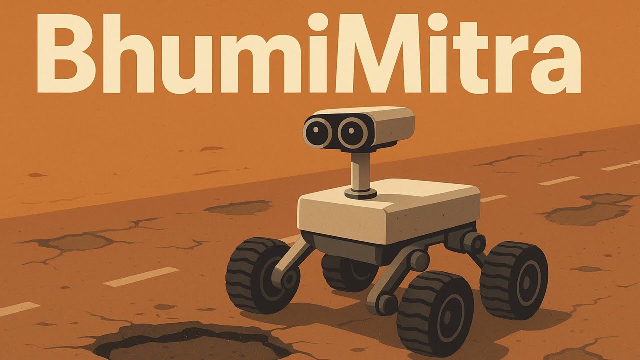 BhumiMitra | AI-Powered Rover for Smart Urban Road Inspection