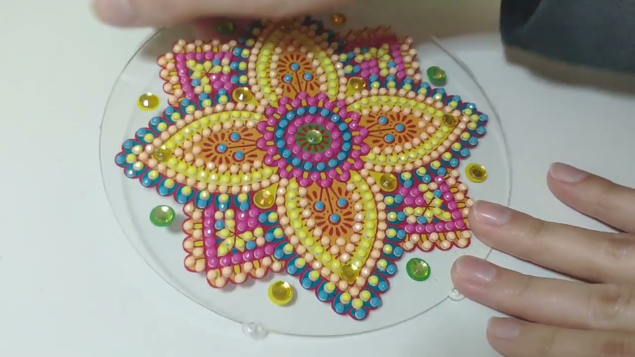 DP - Avis & Réalisation Suspension Mandala Action #petitmoispetitsprojets  Diamond Painting