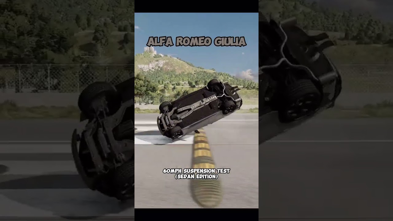 suspense test 🏎️ #beamngdrive #crashdrive #automobile #thrillzone #carcrush #beamngcrashes #beamng