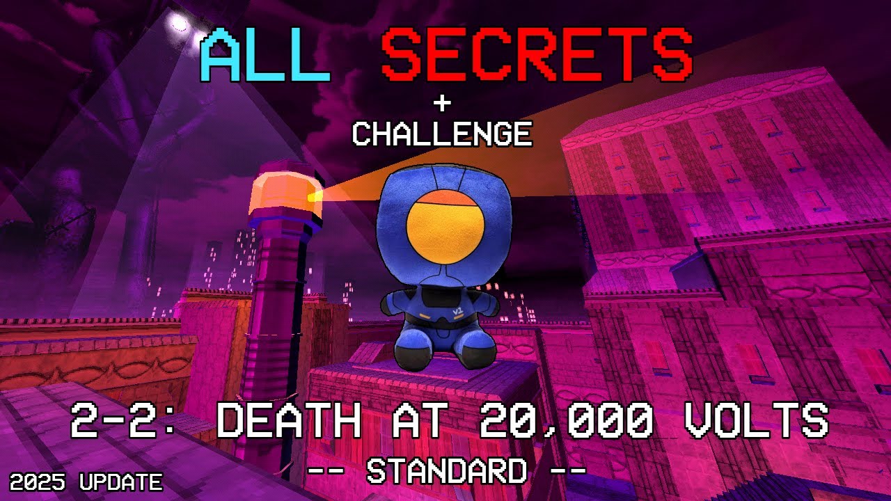 ULTRAKILL 2-2 REWORK: DEATH AT 20,000 VOLTS - (ALL SECRETS, CHALLENGE)