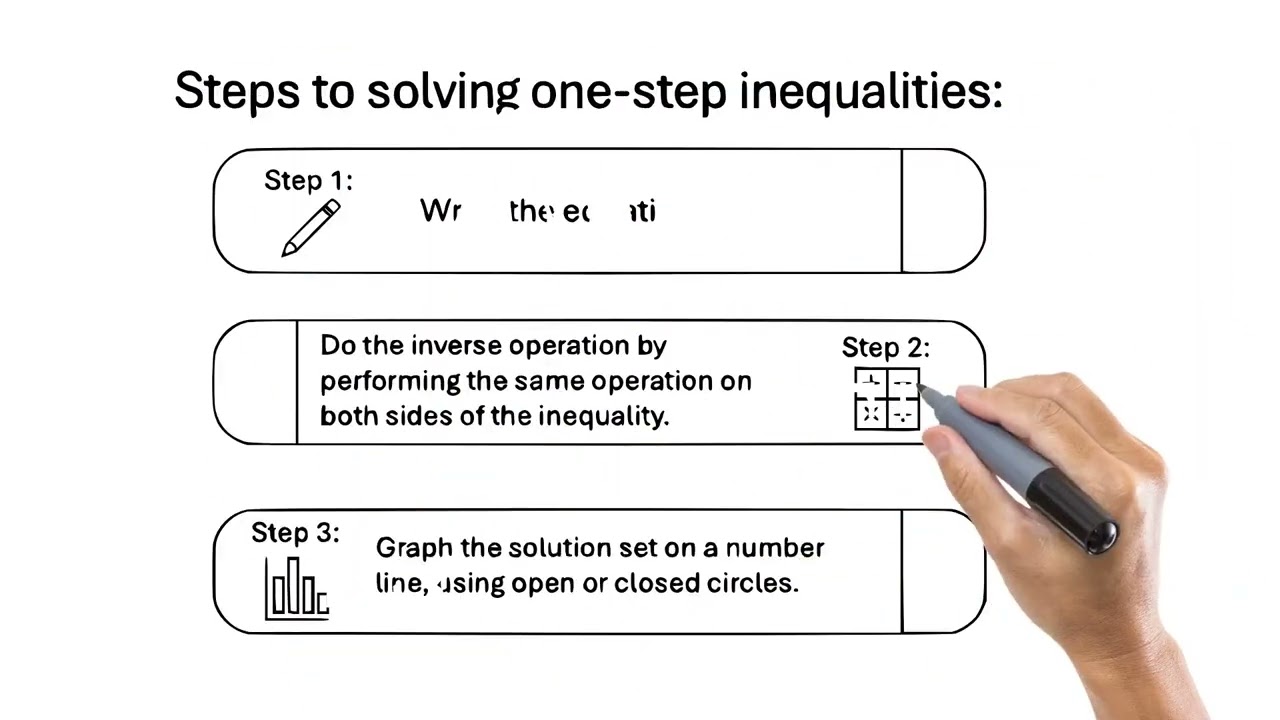 Solving One Step Inequalities