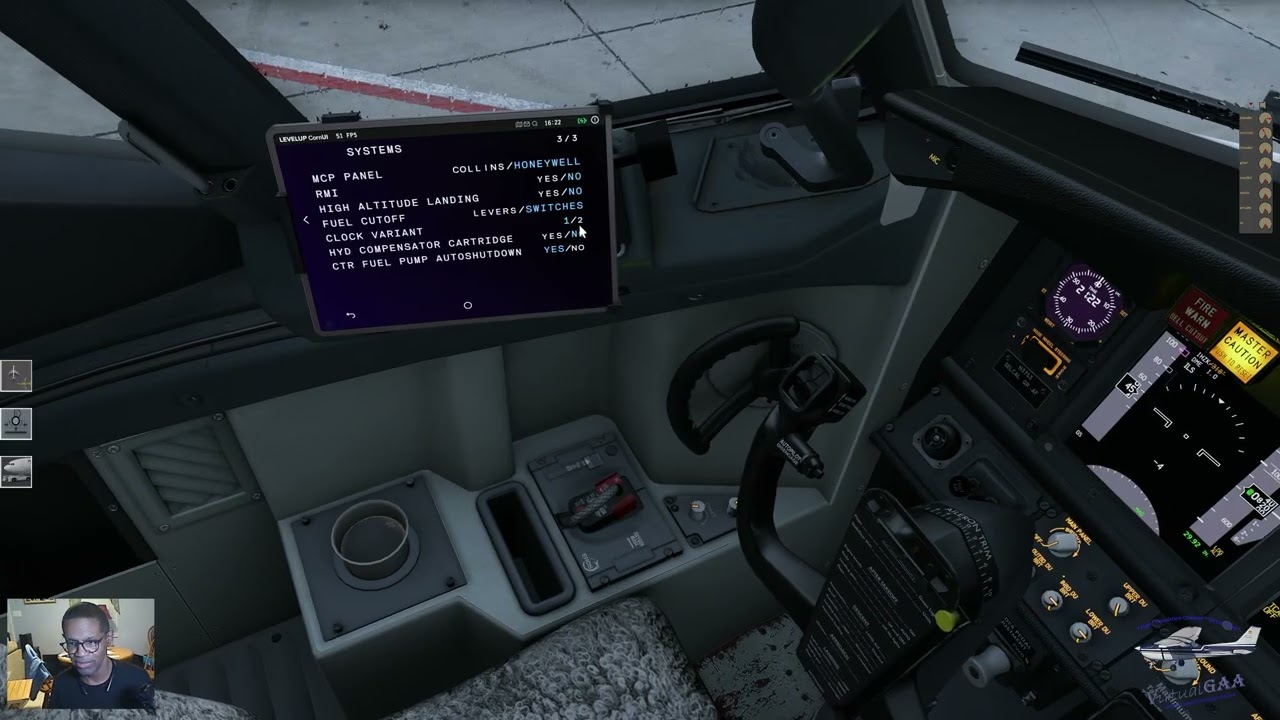 X- Plane 12 - KATL to KIND flying the B737-800NG - Full flight - bad landing.