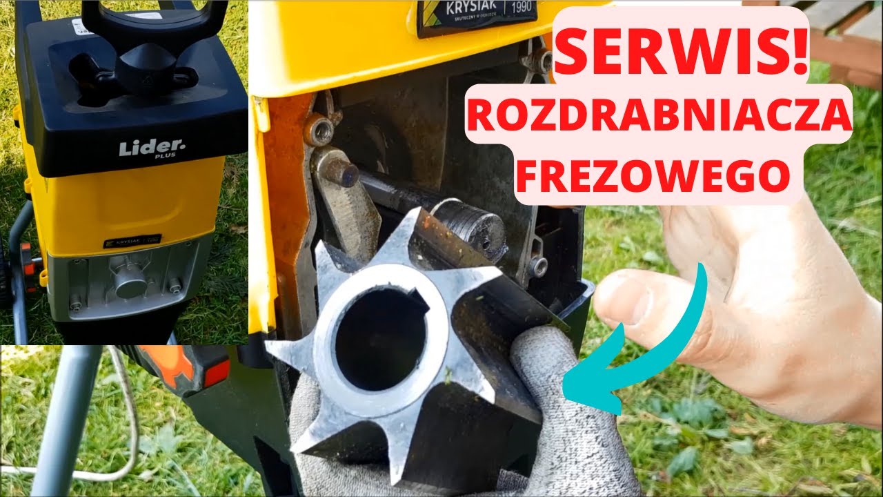 Jak prawidłowo wykonać serwis rozdrabniacza frezowego (lider, gatec, favoryt)//Ogrodowo