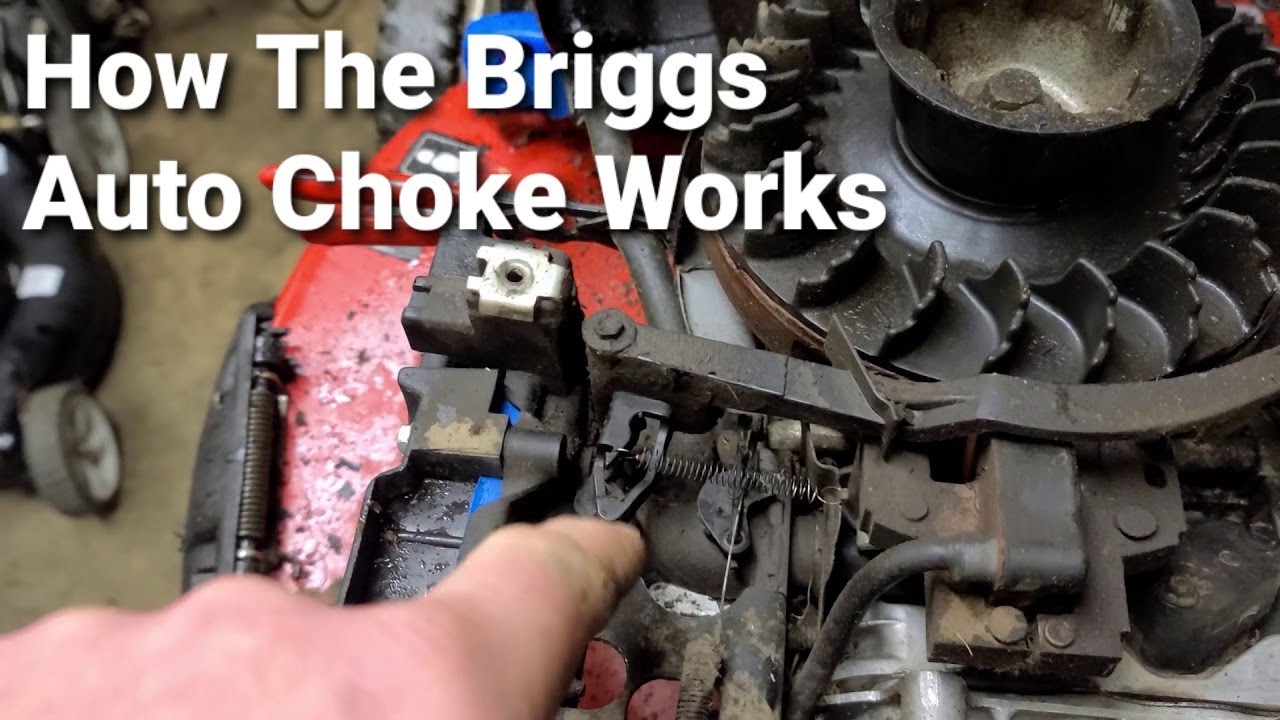 How The Auto Choke Works On A Briggs And Stratton Lawnmower Engine #briggsandstratton #lawnmower