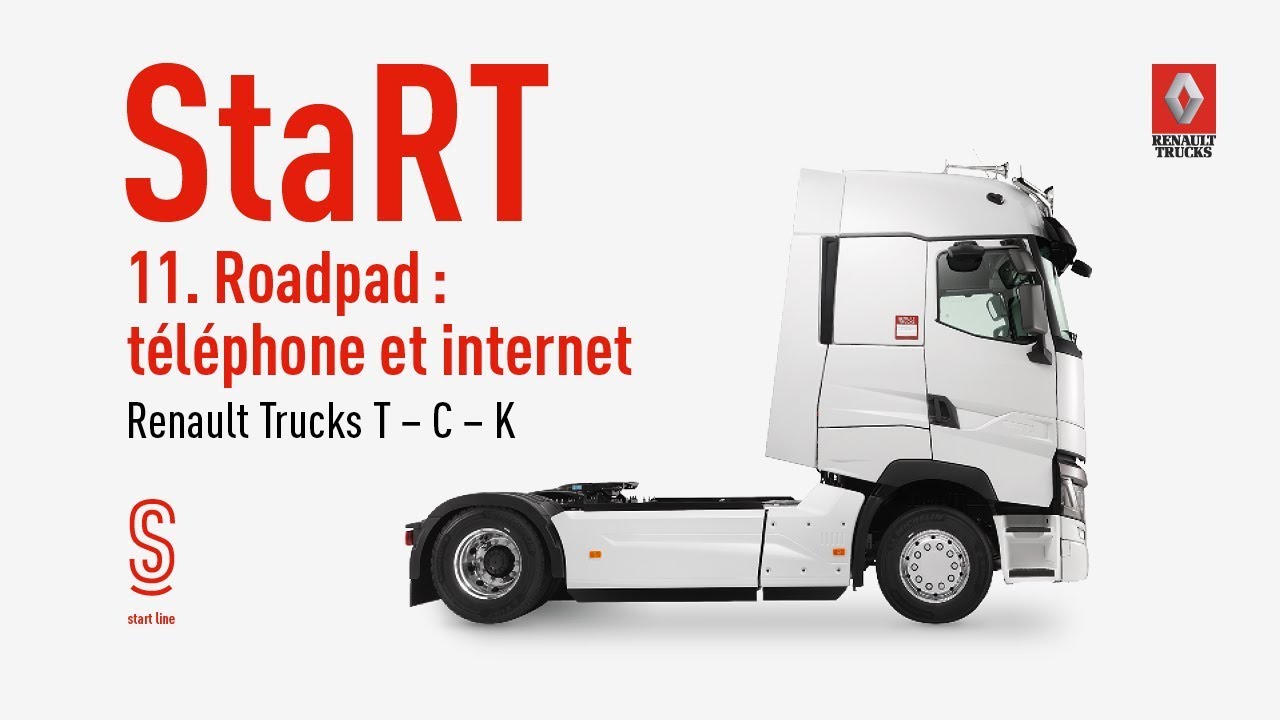 Roadpad - Appairage du téléphone et Internet Renault Trucks T, C et K