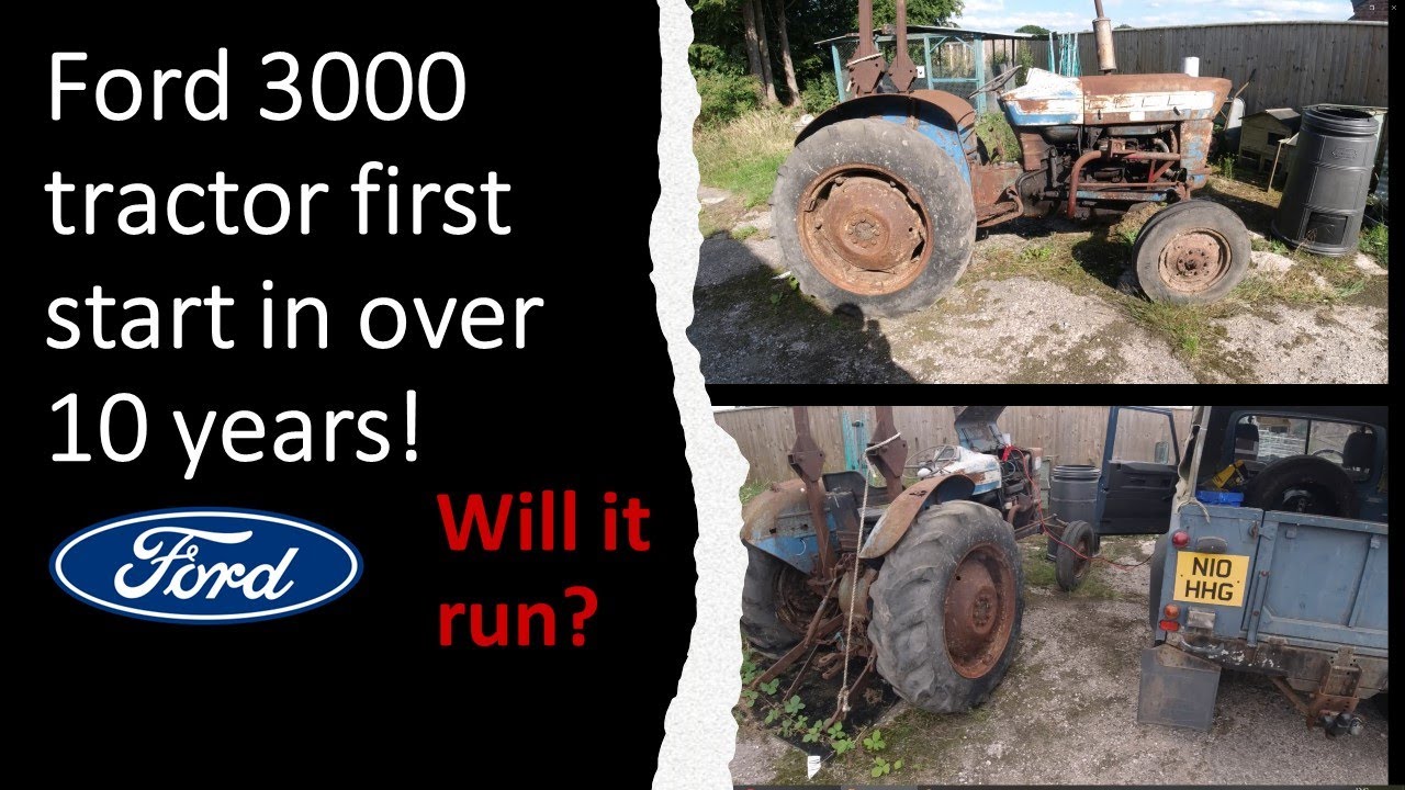 Ford 3000 tractor first start in over 10 years! Will it run?