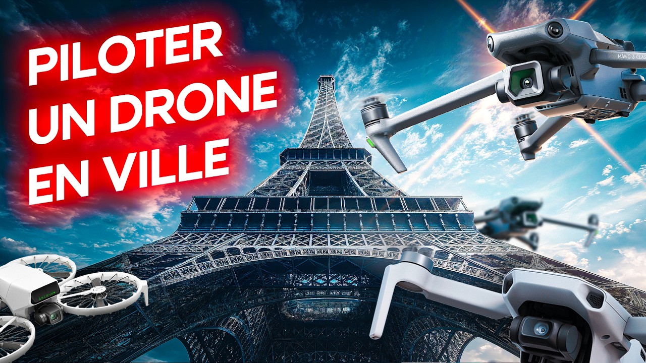 Voler en ville avec son drone : illégal ou pas ?