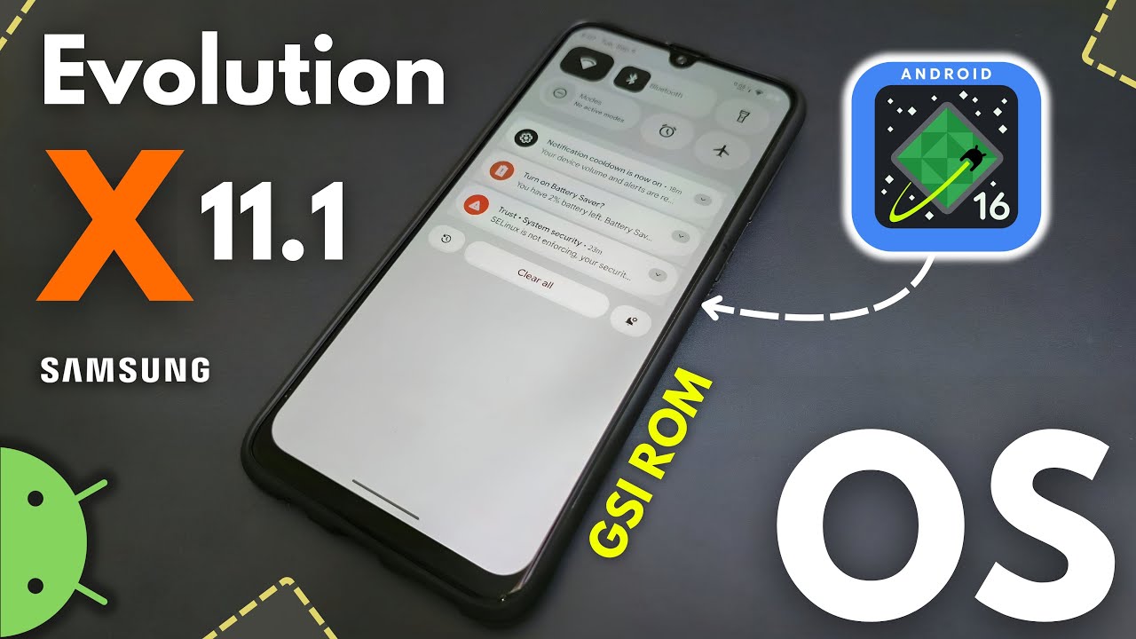 Install Evolution X v11.1 Android 16 GSI ROM on Samsung or ANY Android Phone!