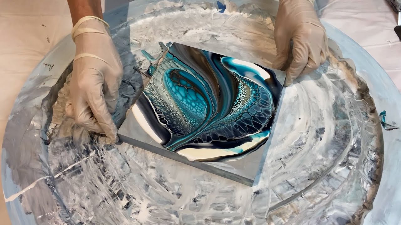 151. Sheleeart Australian Fluid Artist - Ocean Waves