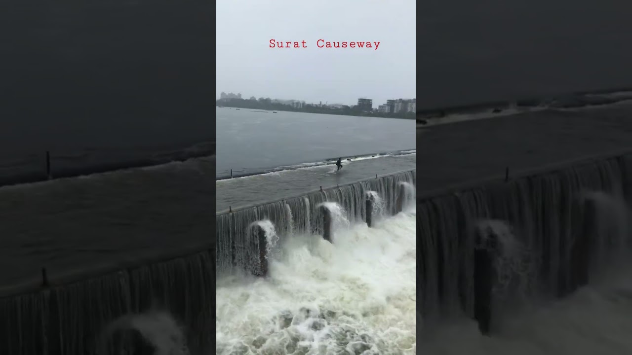 Surat causeway #rain #monsoon #surat #suratnews