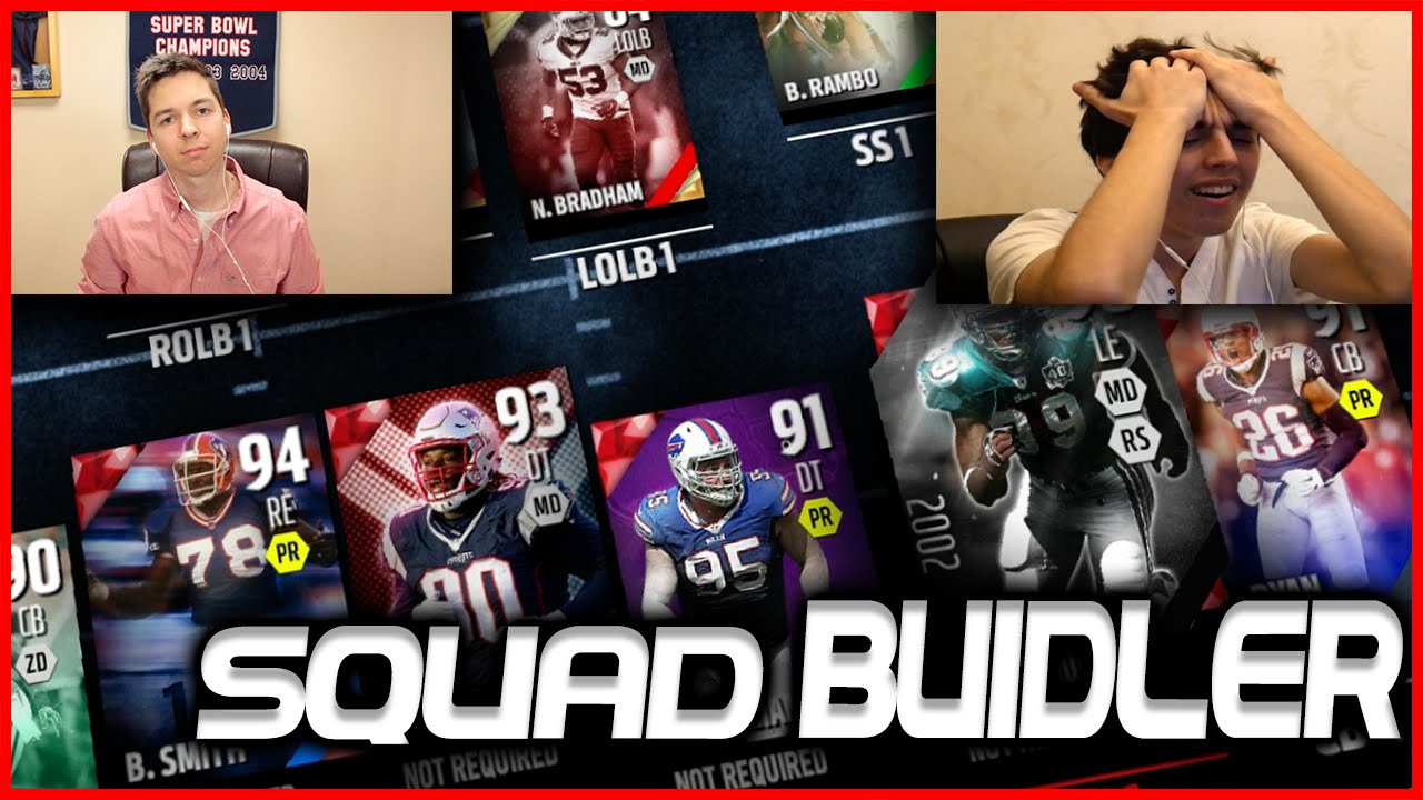DIVISION SQUAD BUILDER SHOWDOWN VS LOSTNUNBOUND! MADDEN 16 ULTIMATE TEAM