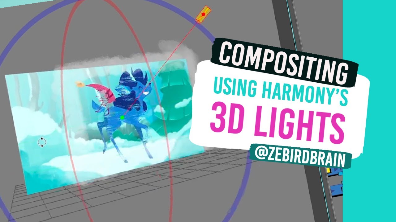 COMPOSITING - 3D LIGHT SHADING BASICS (Harmony)