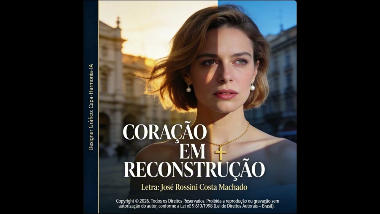 Coração em Reconstrução | Pop Romântico– Letra Autoral: José Rossini Costa Machado
