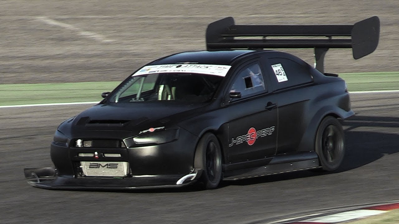 Time Attack Lancer EVO X by J-Spec Performance w/ Sequential Gearbox In Action!