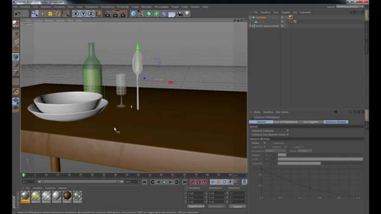 C4D Le basi della modellazione: Lezione 3